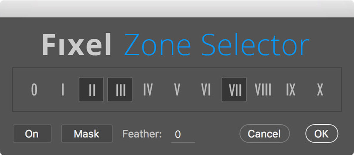 Zone Selector Interface 
